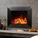 Celsi Ultiflame VR Impulse S Satin Black Hole in Wall Electric Fire